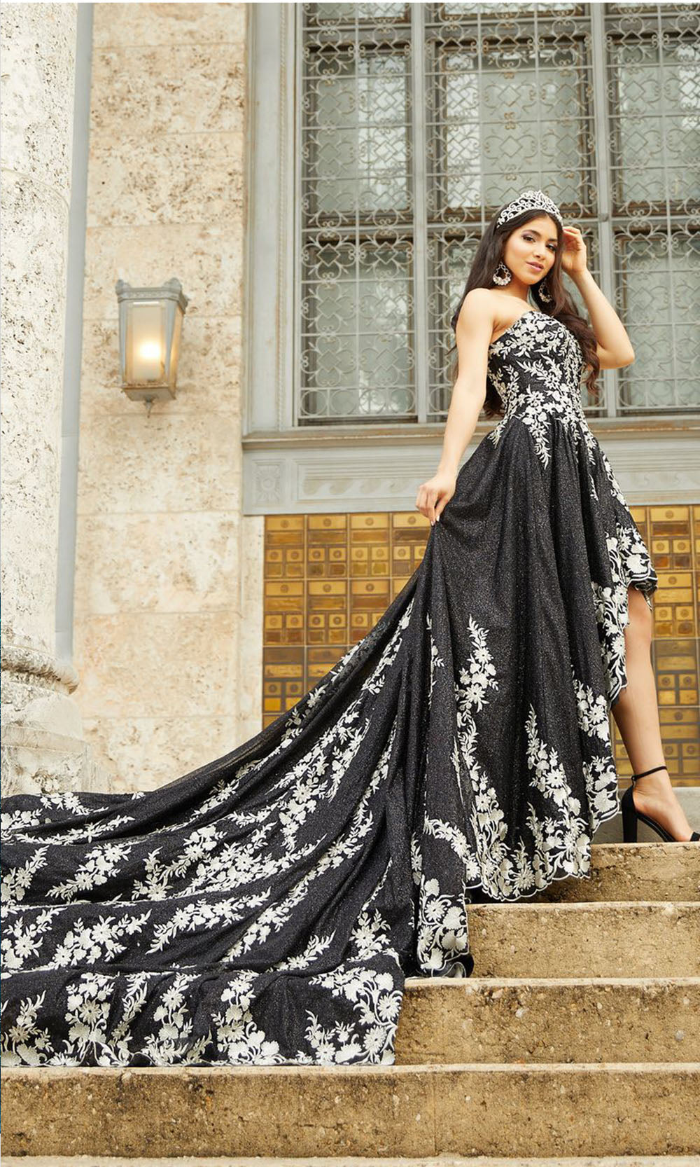 House of Wu 26020 Black/Silver