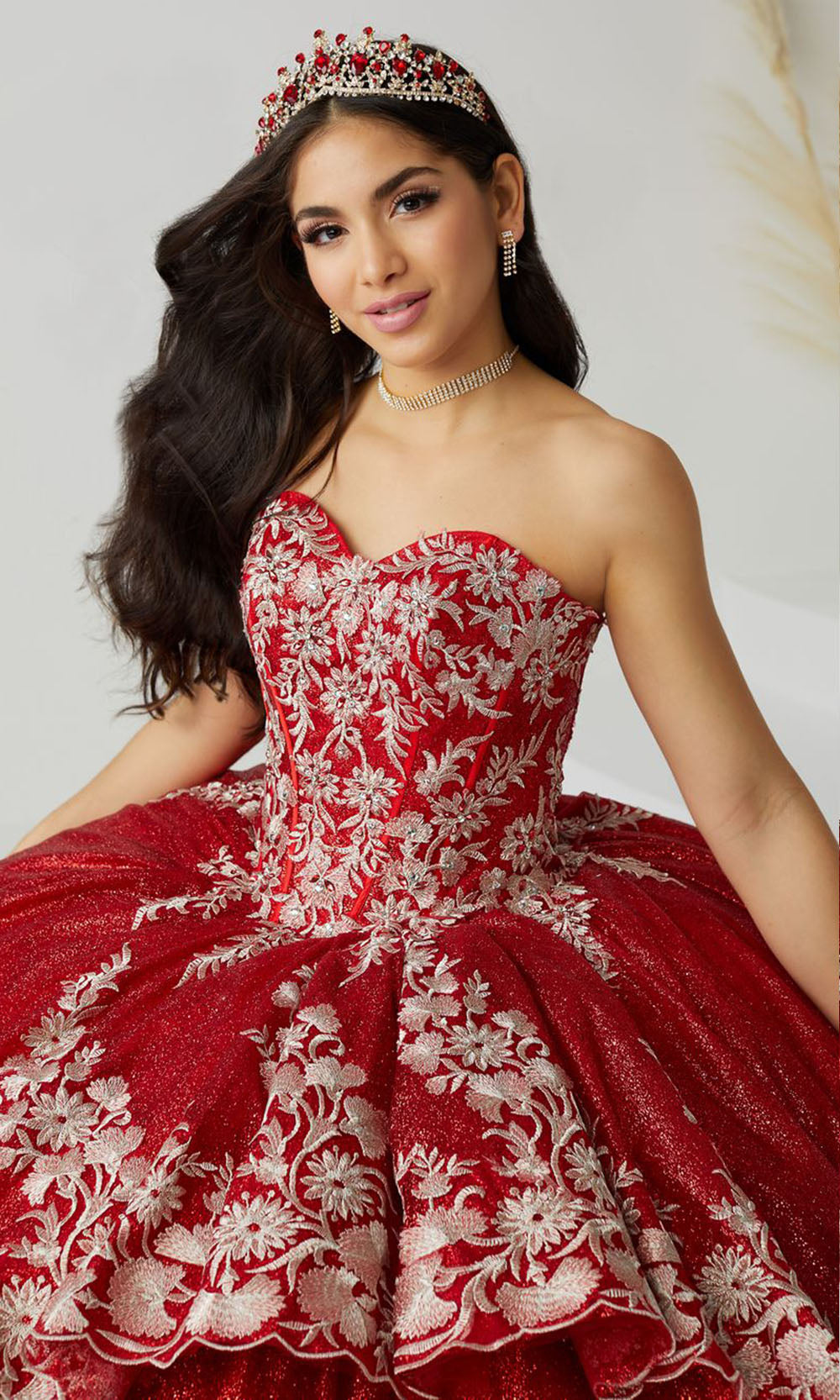 House of Wu 26020 Red/Silver