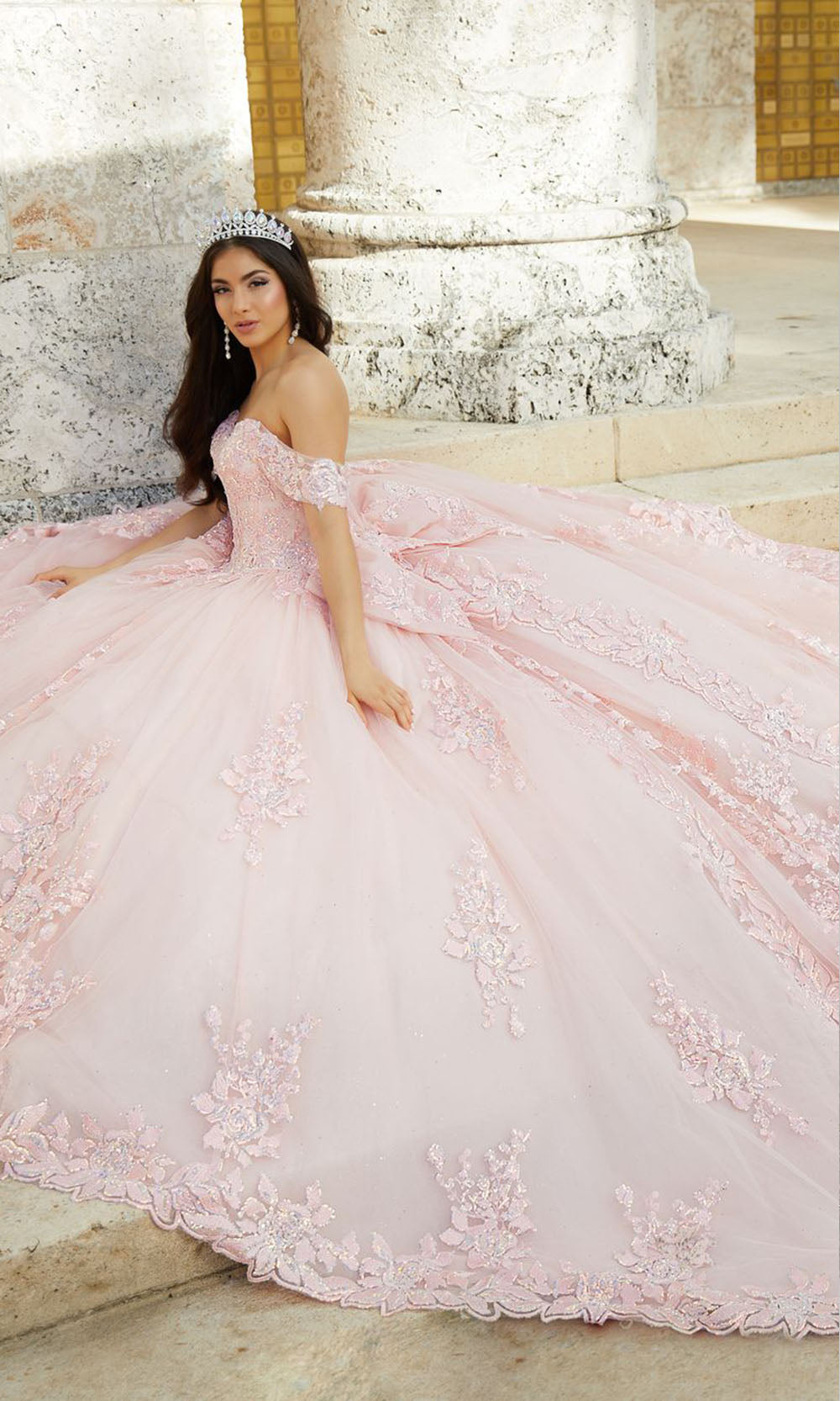 House of Wu 26022T Blush/Pink