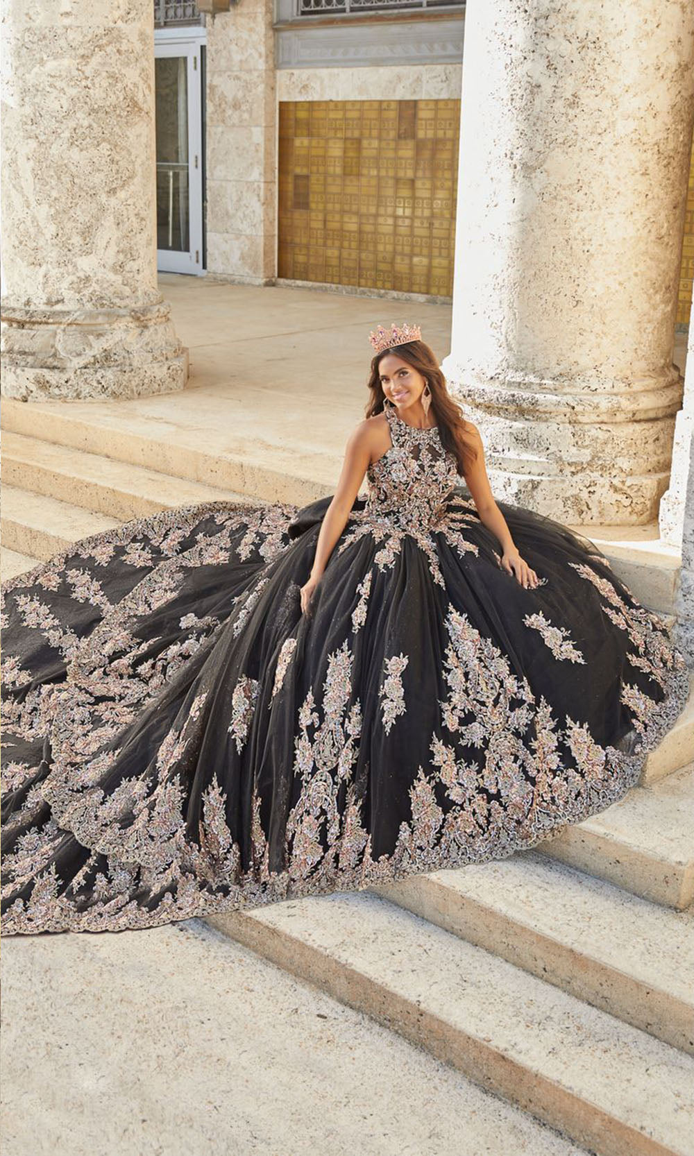 House of Wu 26032T Black/Multi