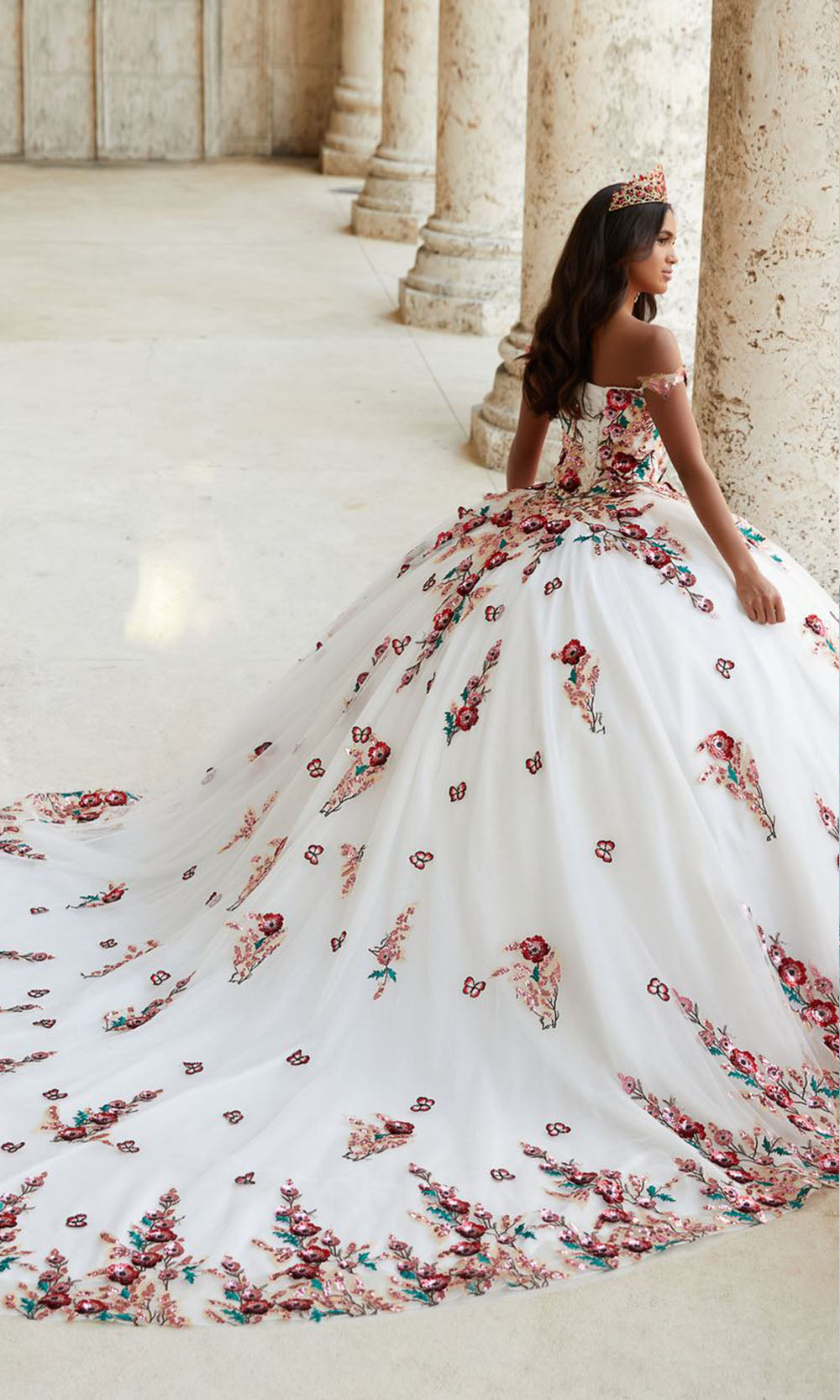 House of Wu 26039 Ivory/Multi