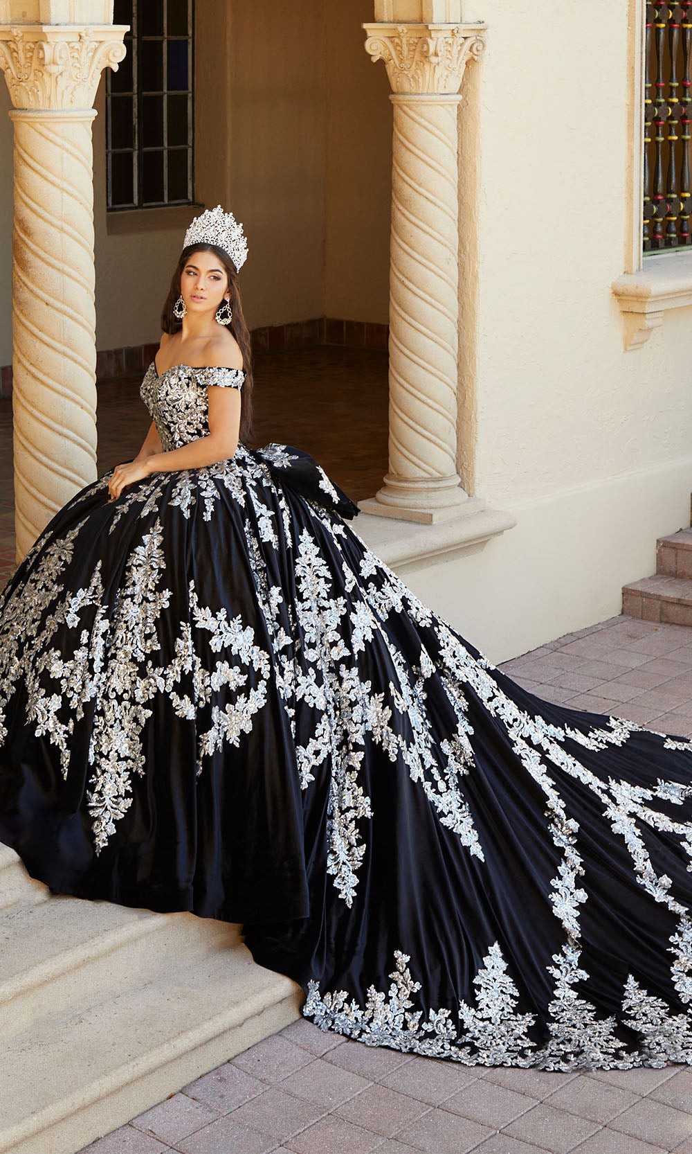 House of Wu 26065 Black/Silver