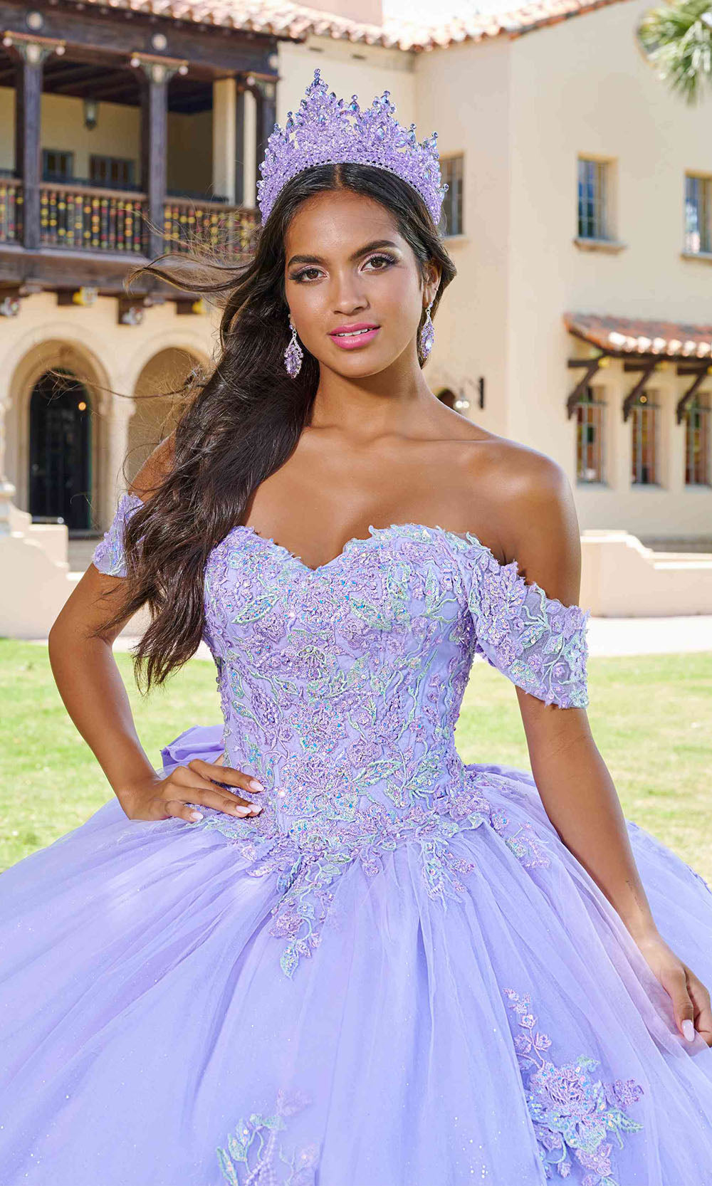 House of Wu 26078 Lilac Multi