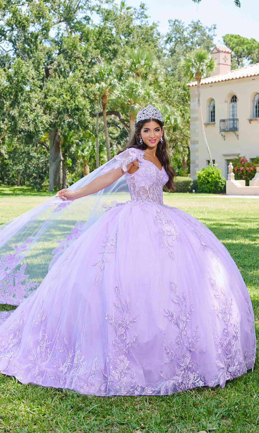 House of Wu 26079 Lilac/Multi