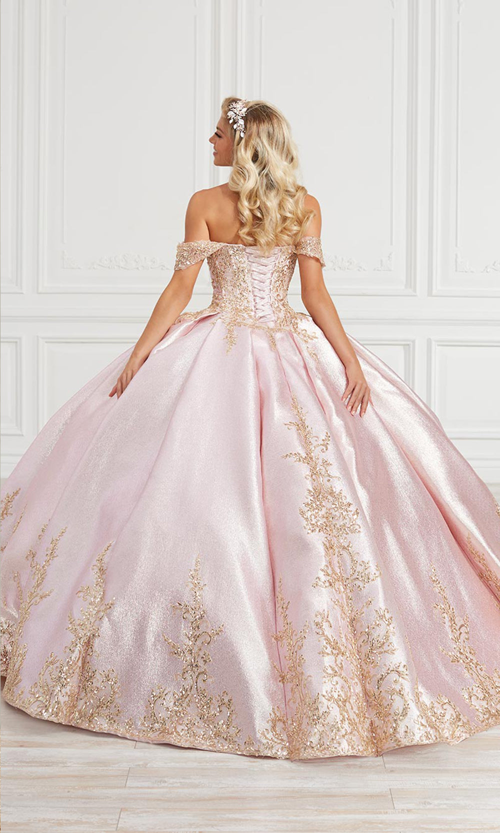 House of Wu 26977 Pink/Gold