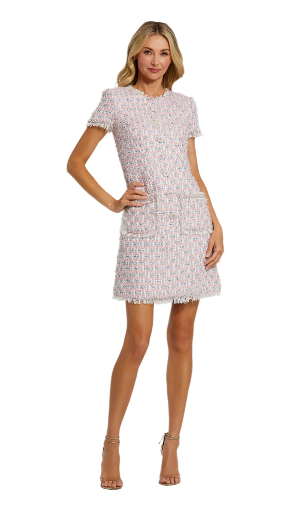 Ieena Duggal 20805 Pink Multi