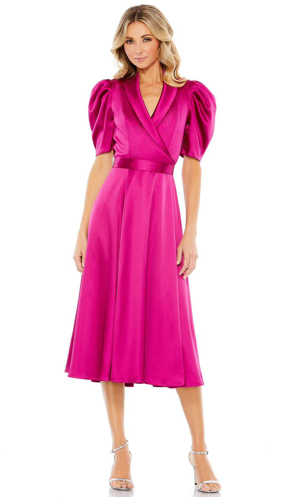 Ieena Duggal 26628 Hot Pink