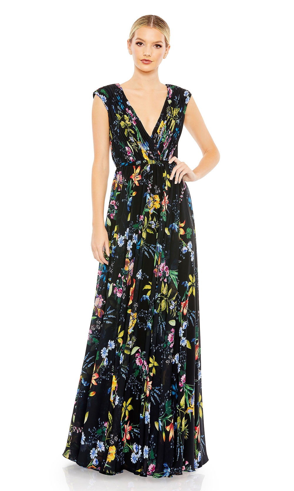 Ieena Duggal 55829 Black Multi