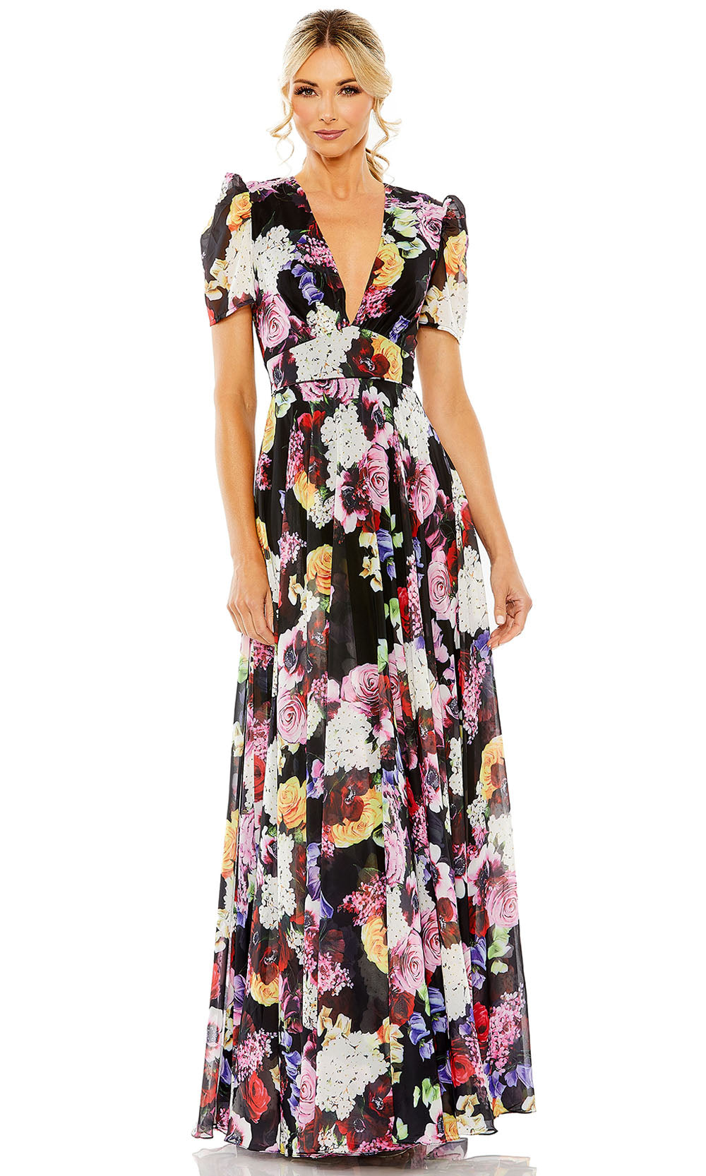 Ieena Duggal 55933 Black Multi