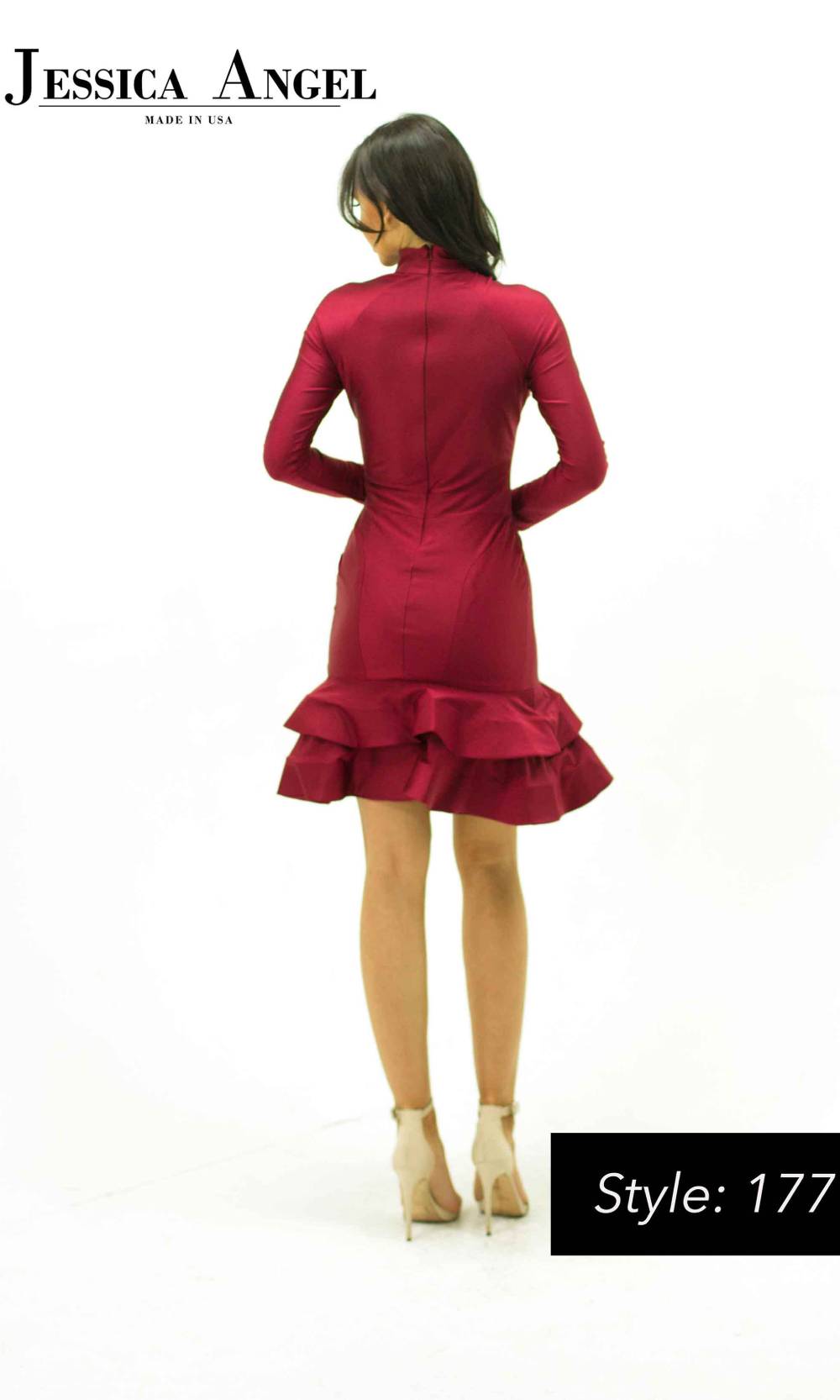 Jessica Angel 177 Dark Red