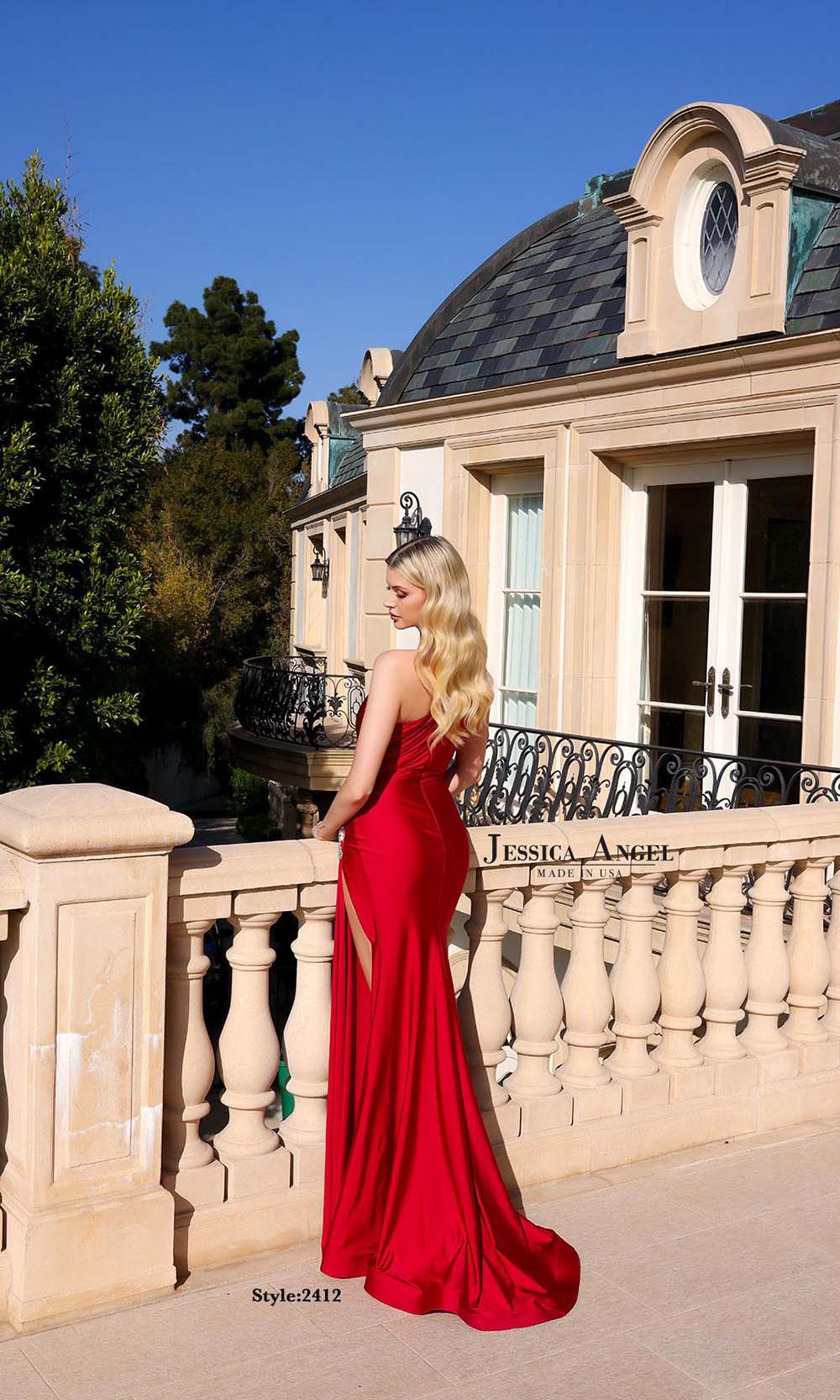 Jessica Angel 2412 Dark Red