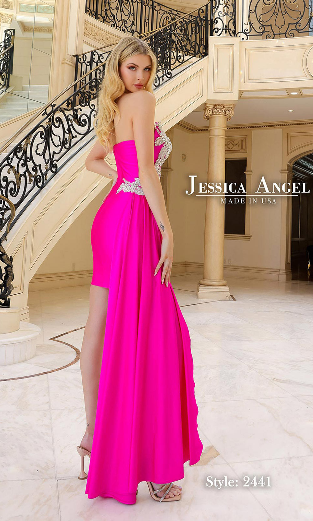 Jessica Angel 2441 Neon Pink