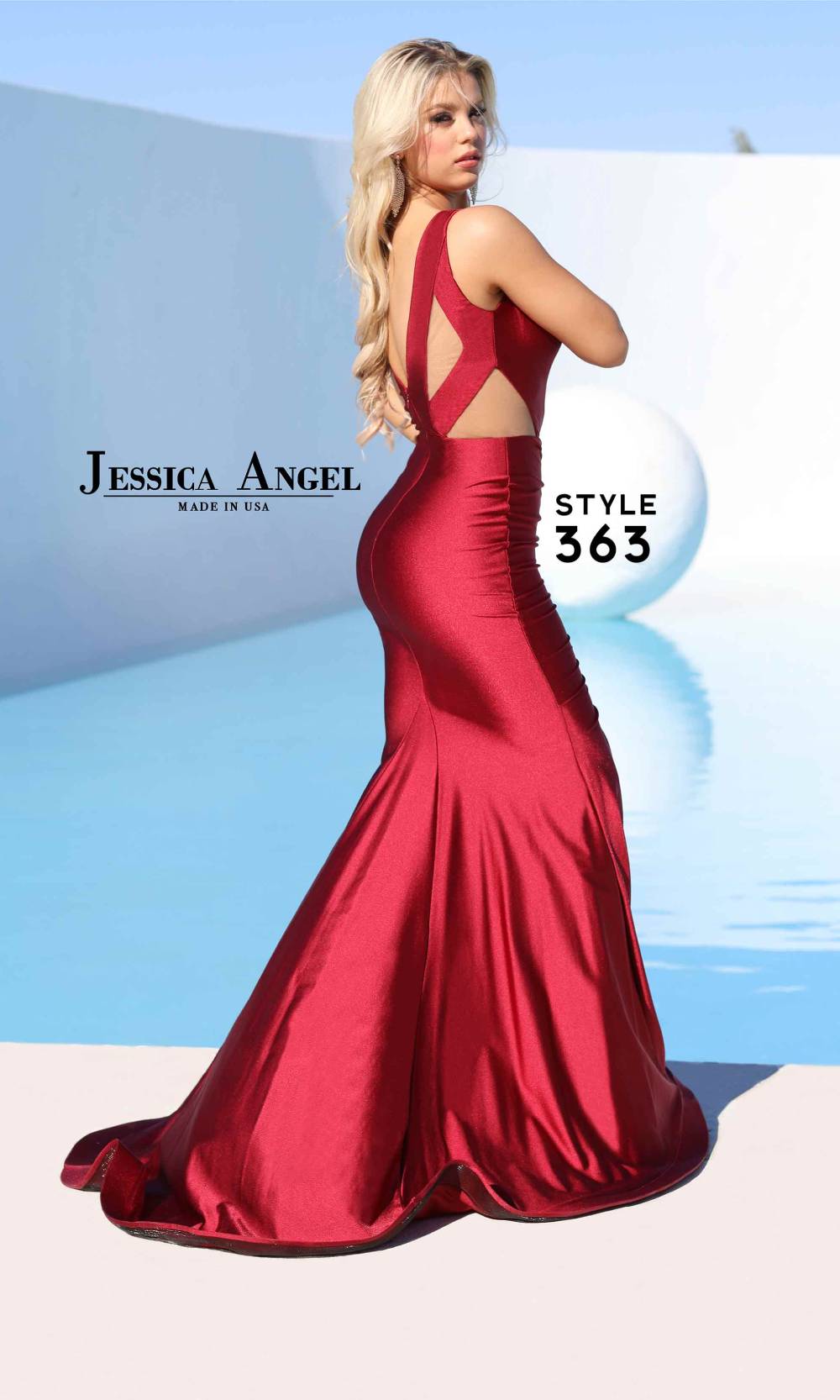 Jessica Angel 363 Dark Red