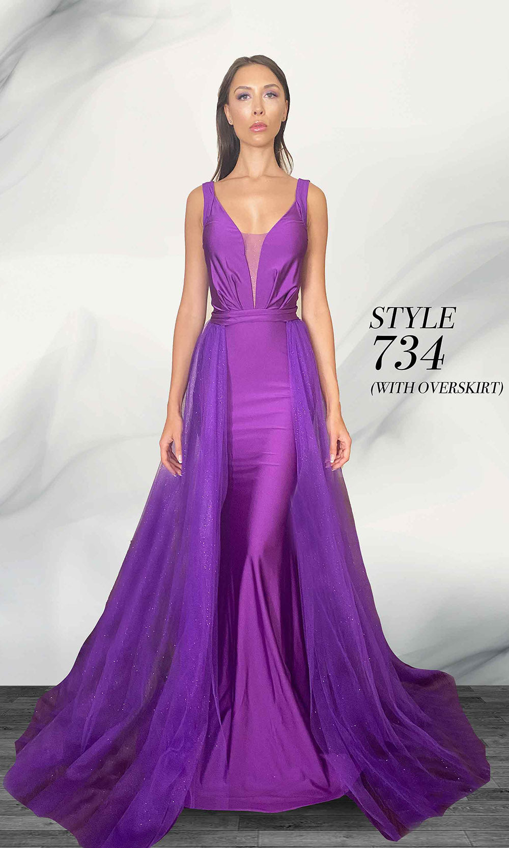 Jessica Angel 734B Bright Purple Kelly