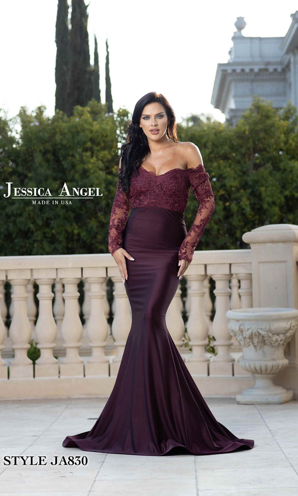 Jessica Angel 830 Eggplant