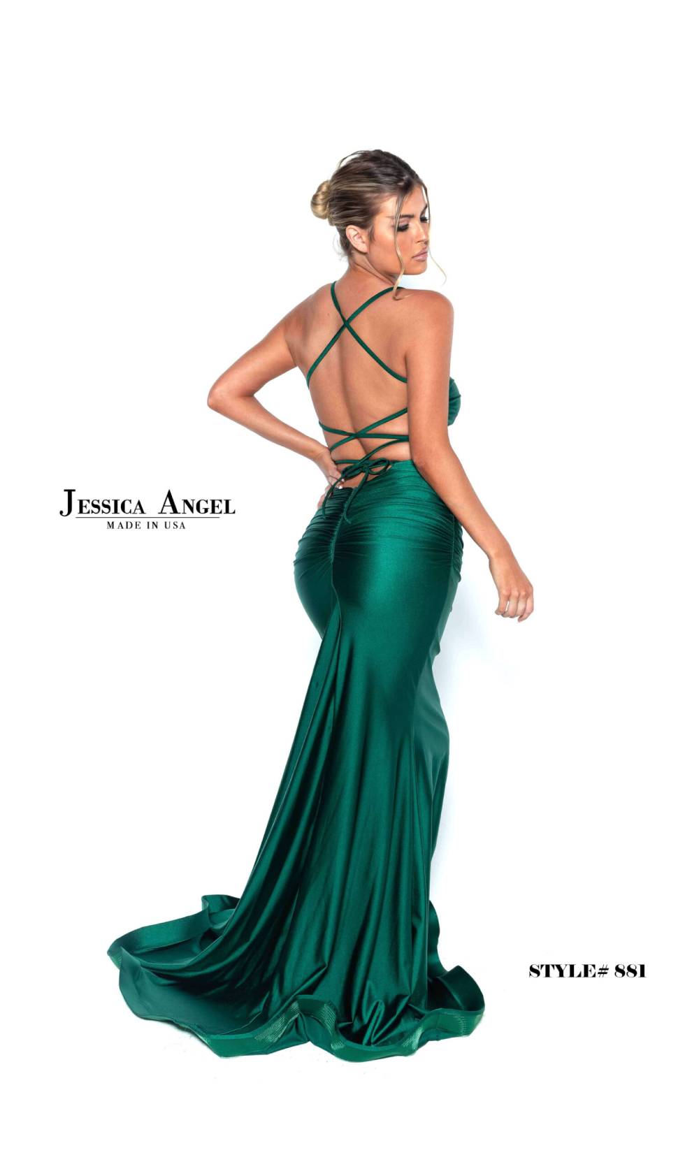 Jessica Angel 881 Dark Green