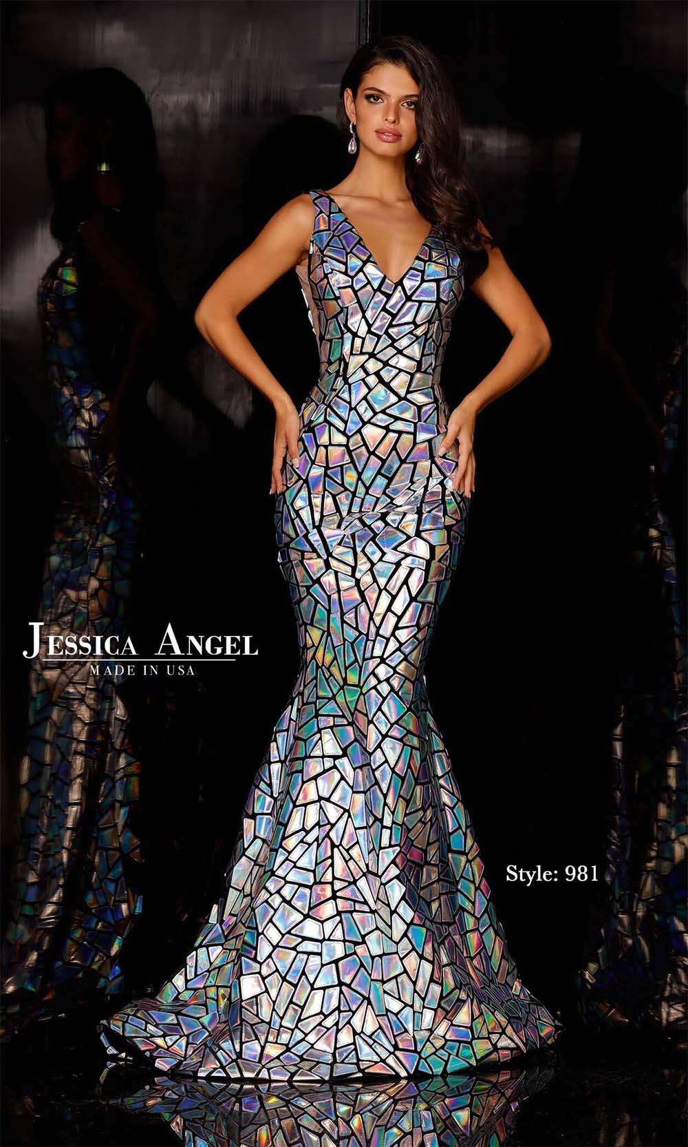 Jessica Angel 981 Silver/Blue