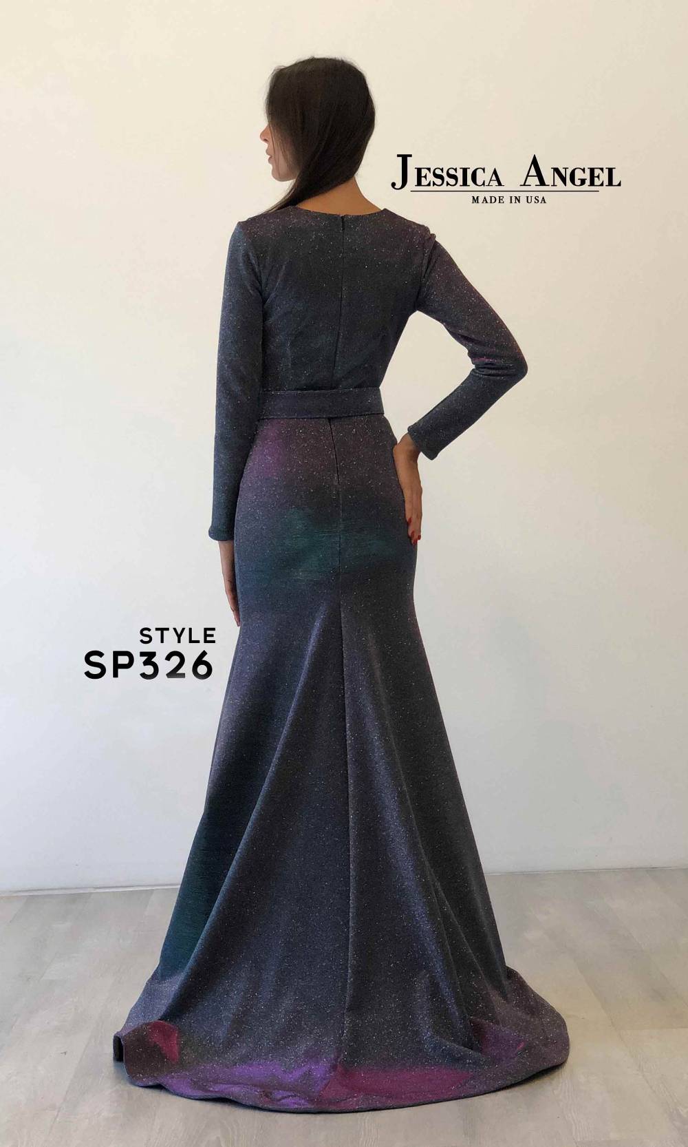 Jessica Angel SP326 Dark Fuchsia/Black