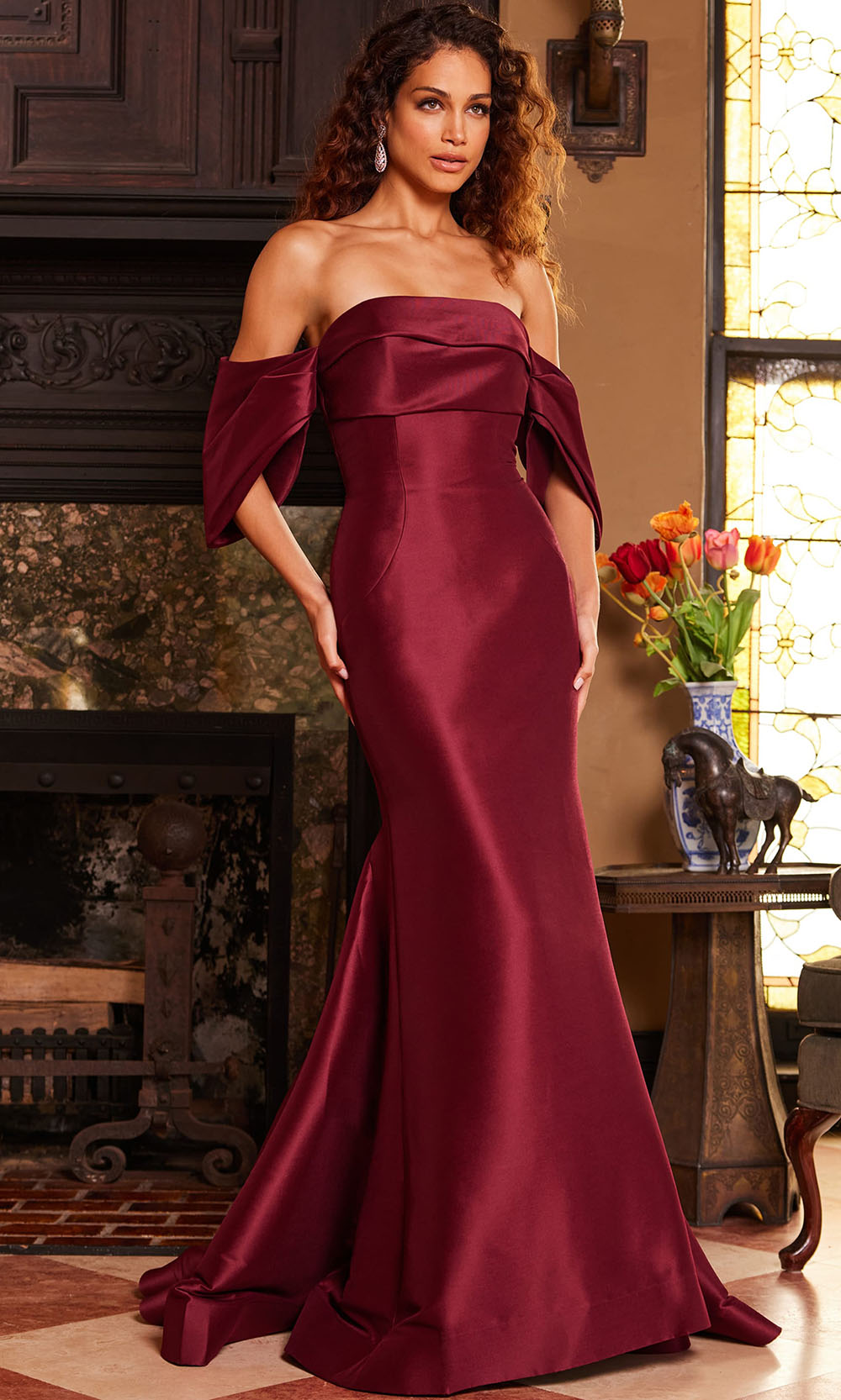 Jovani 23398 Burgundy