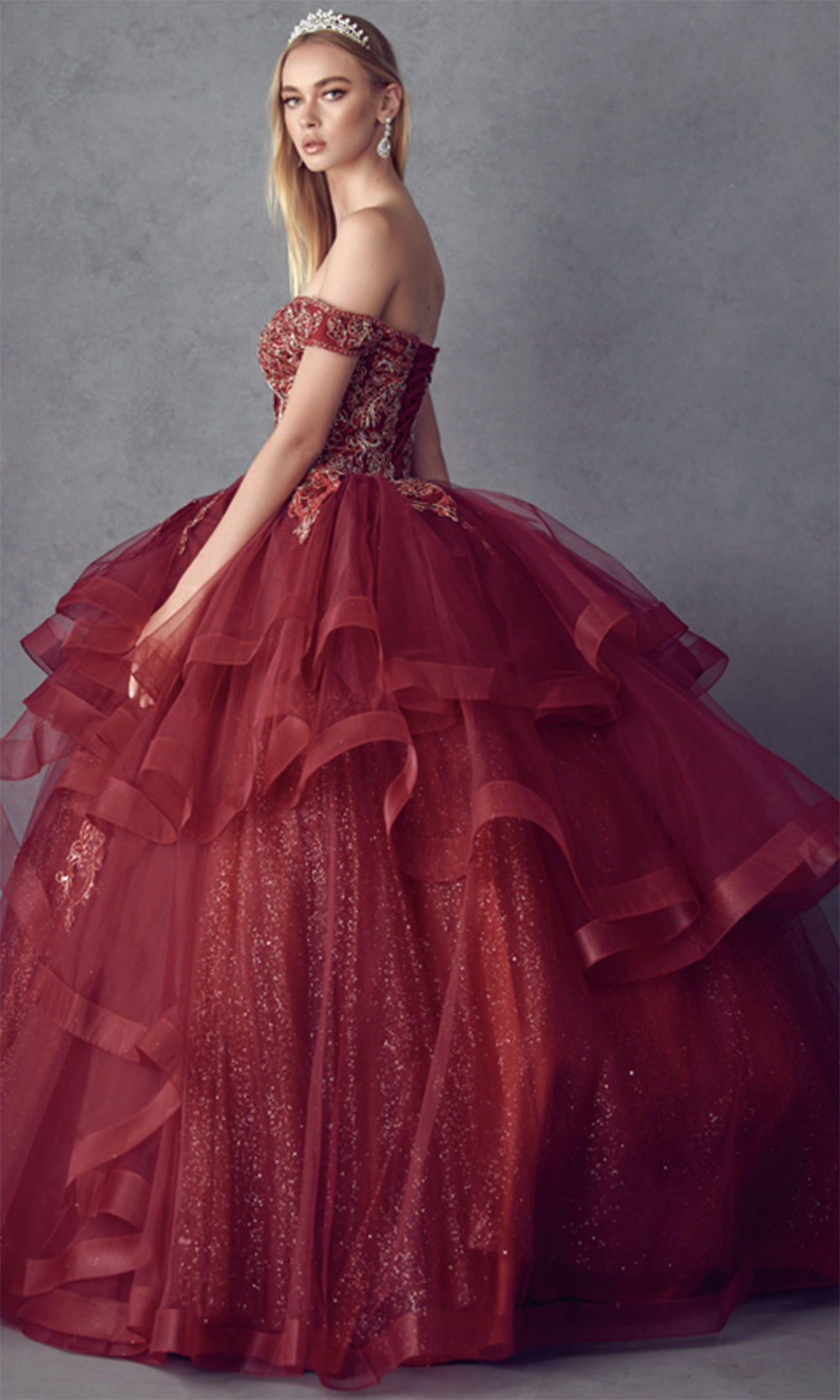 Juliet 1432 Burgundy