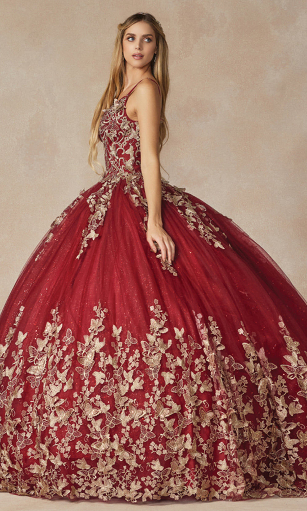 Juliet 1442 Burgundy