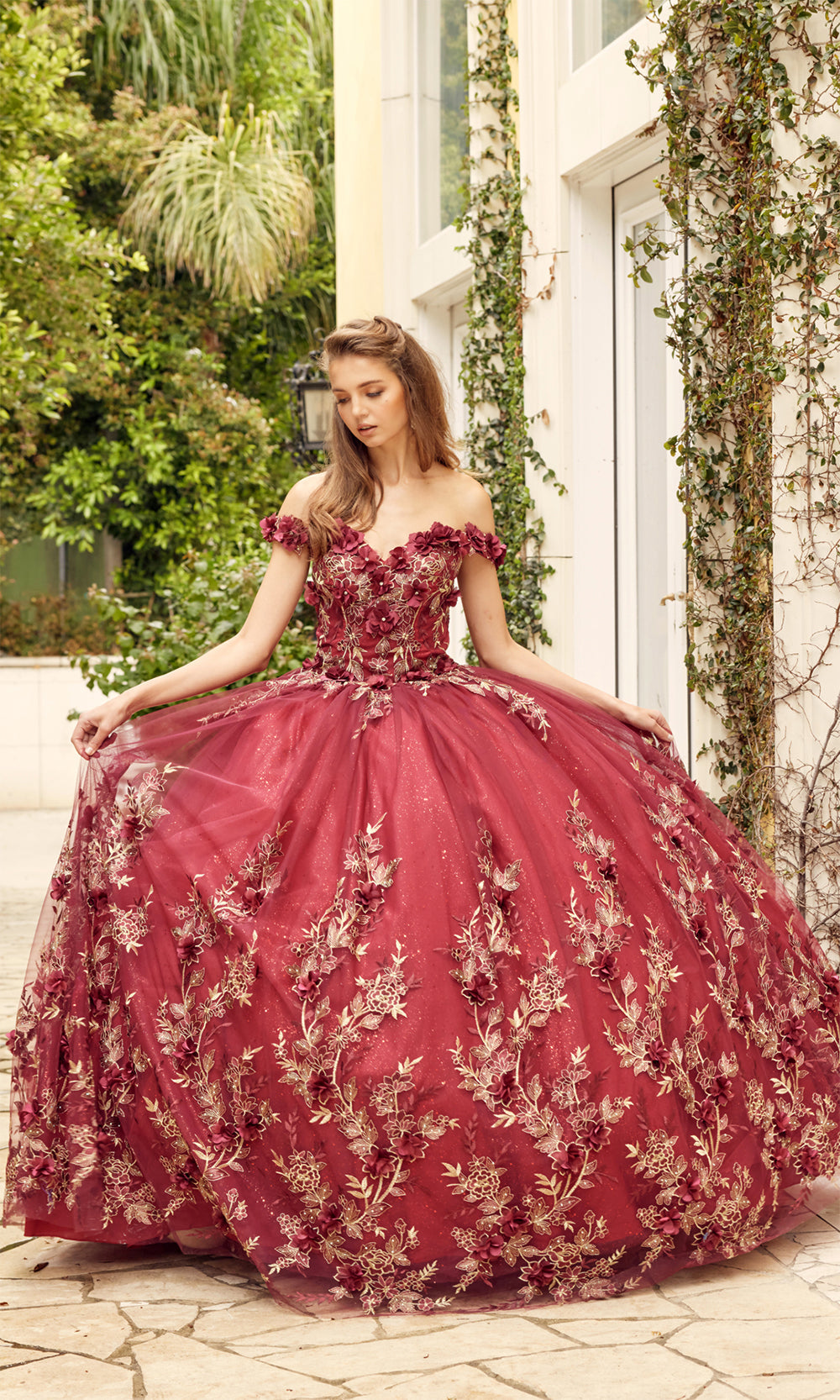 Juliet 1447 Burgundy