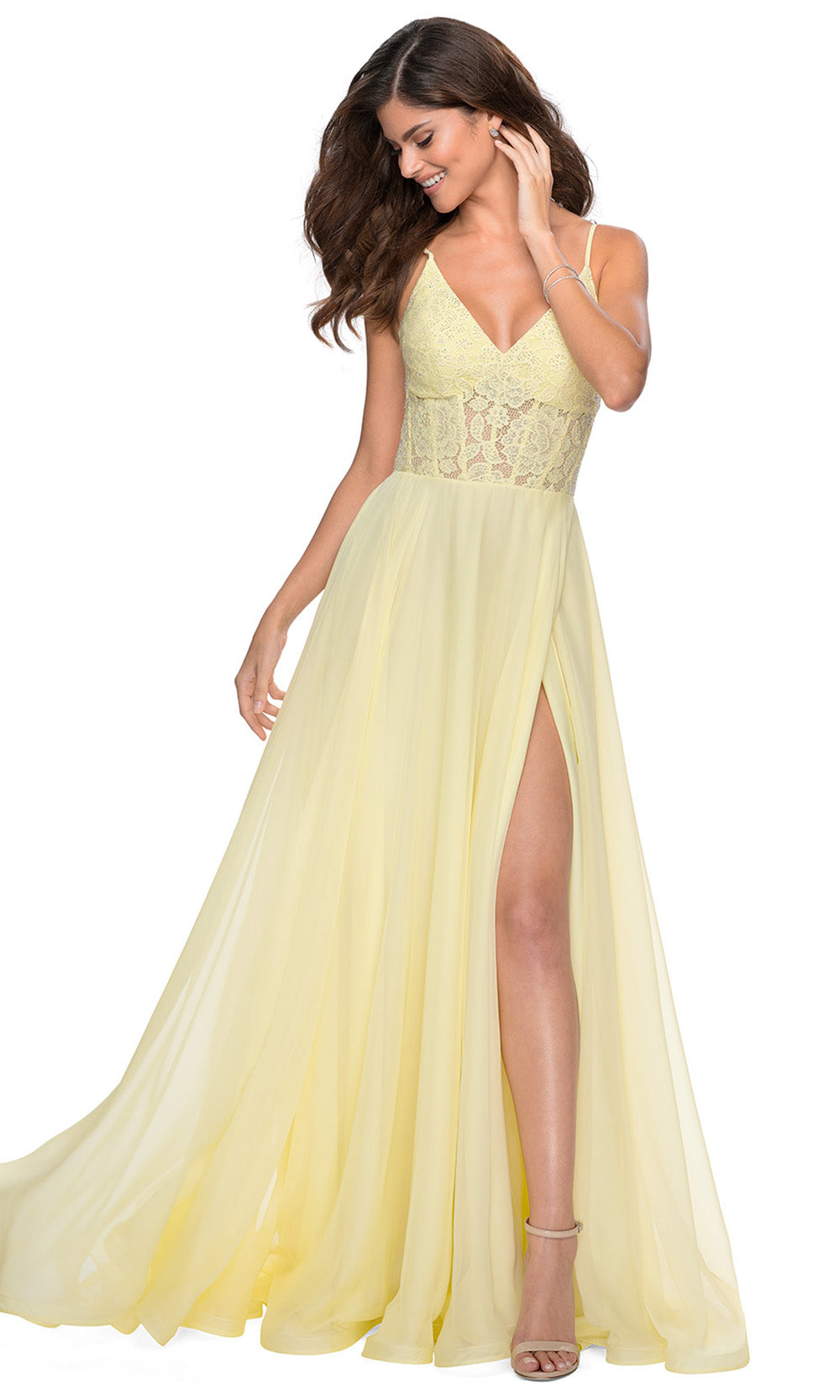 La Femme 28664 Pale Yellow
