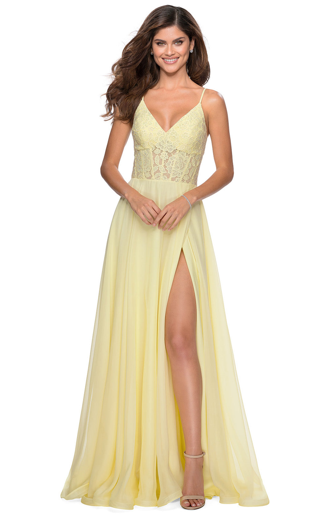 La Femme 28664 Pale Yellow