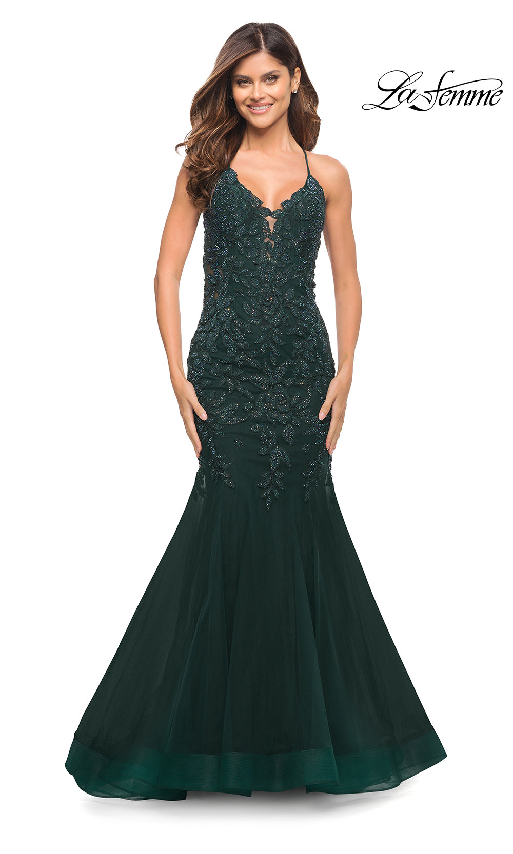 La Femme 30584 Dark Emerald