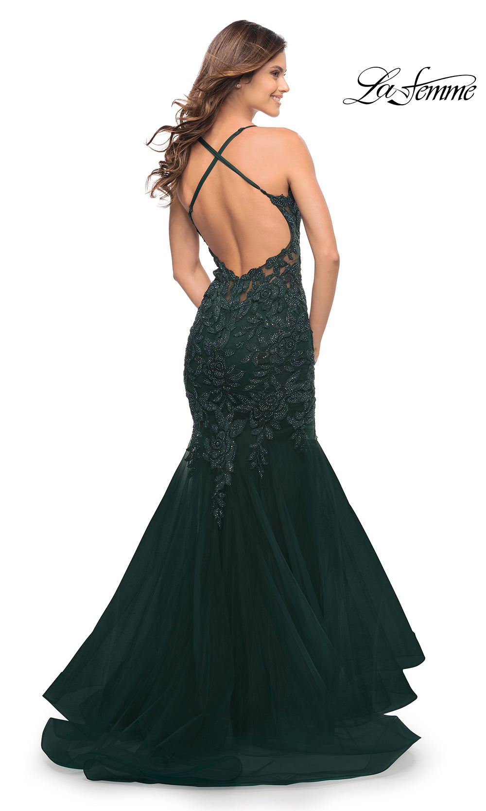 La Femme 30584 Dark Emerald