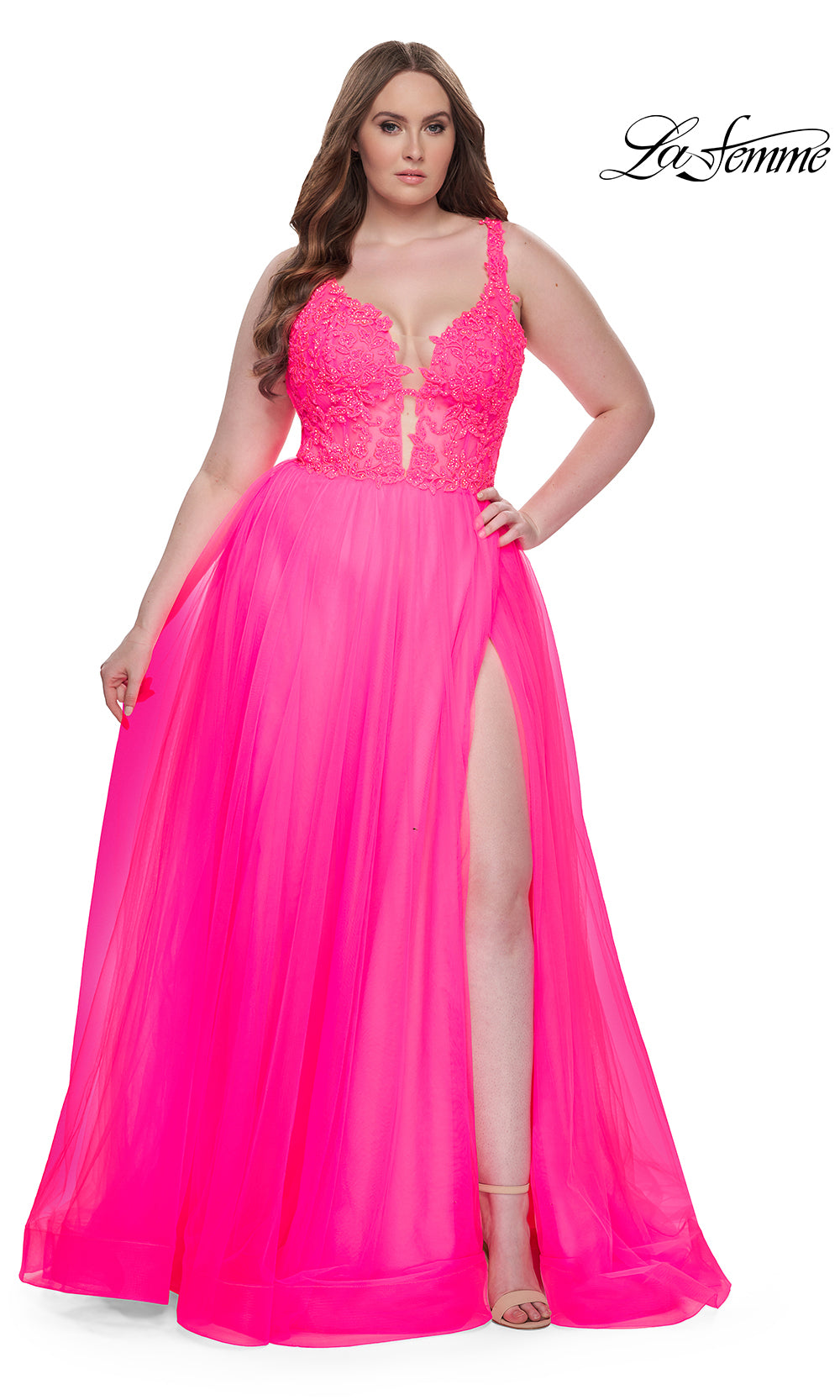 La Femme 31394 Neon Pink