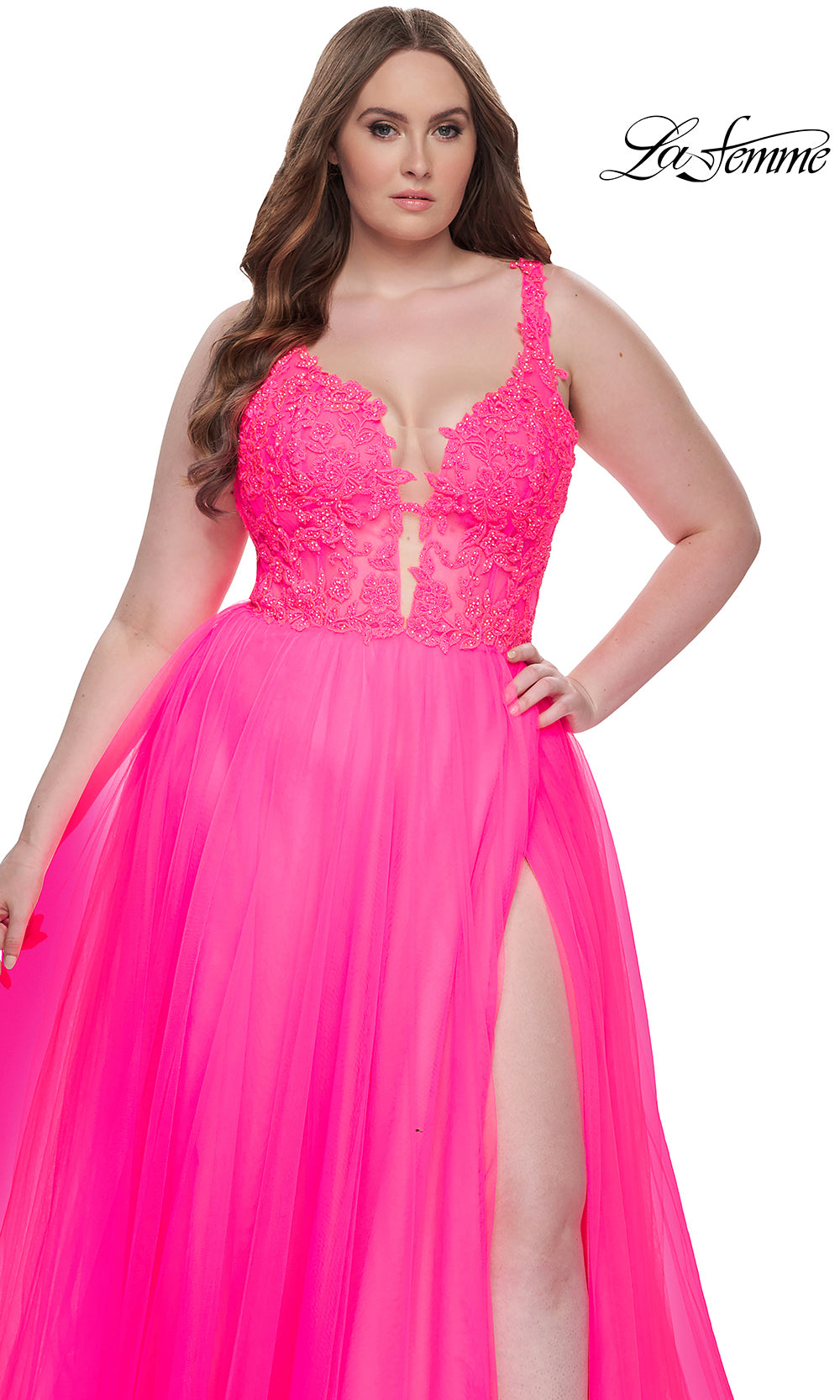 La Femme 31394 Neon Pink