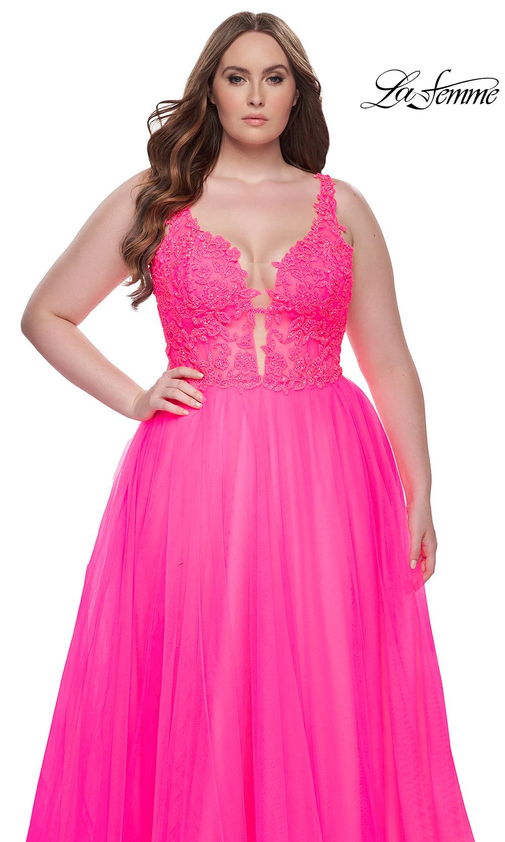 La Femme 31394 Neon Pink