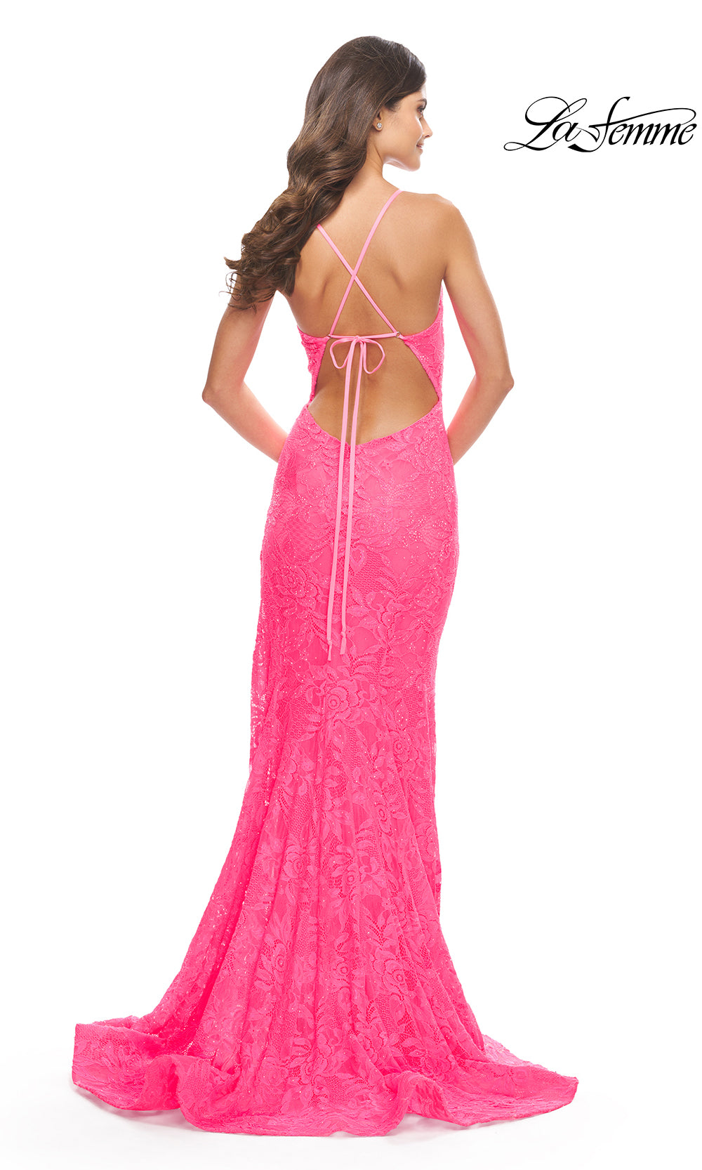 La Femme 31404 Neon Pink