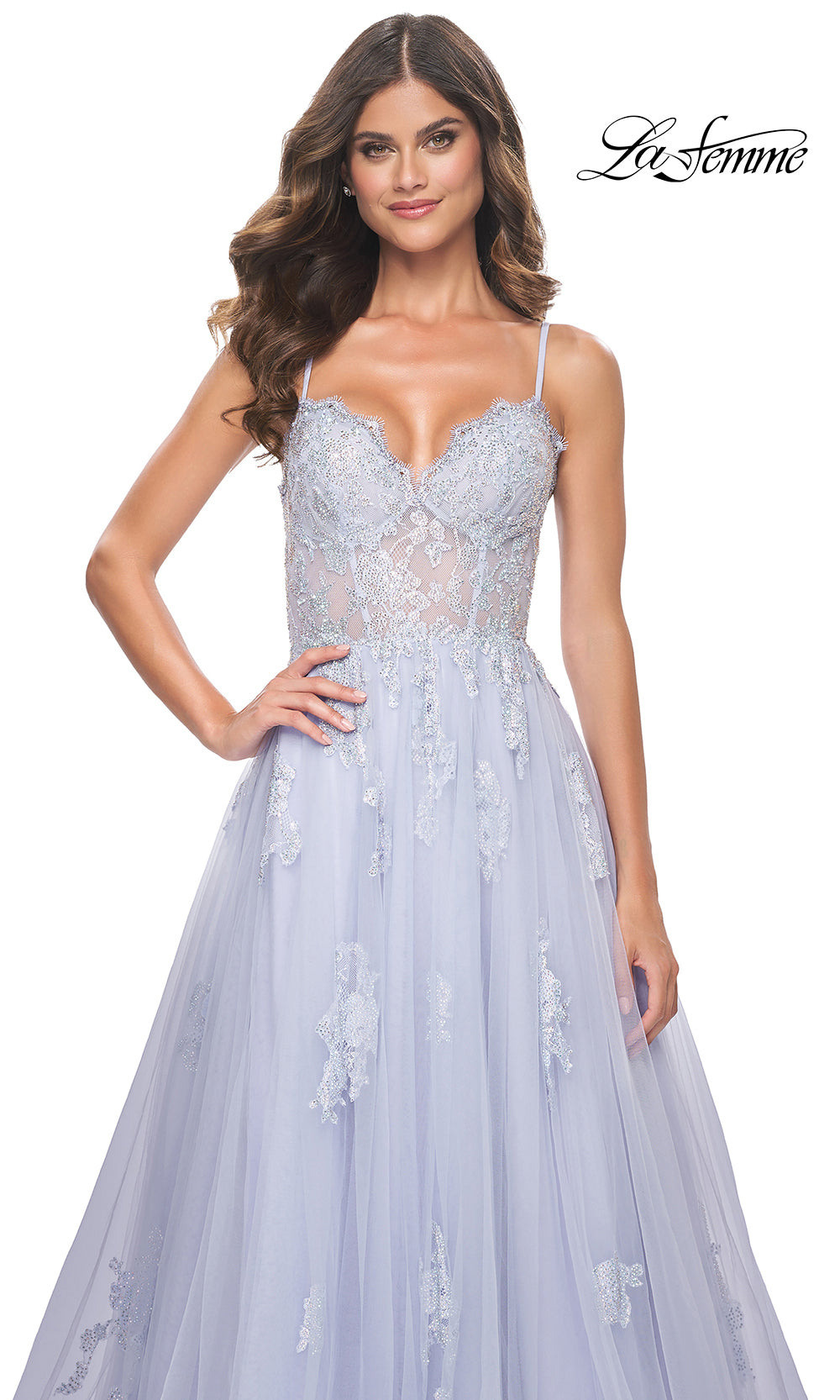 La Femme 32028 Light Periwinkle