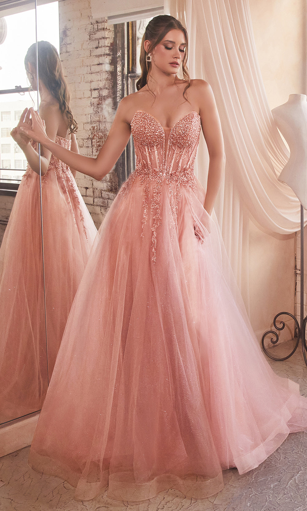 Ladivine CD0230 Rose Gold