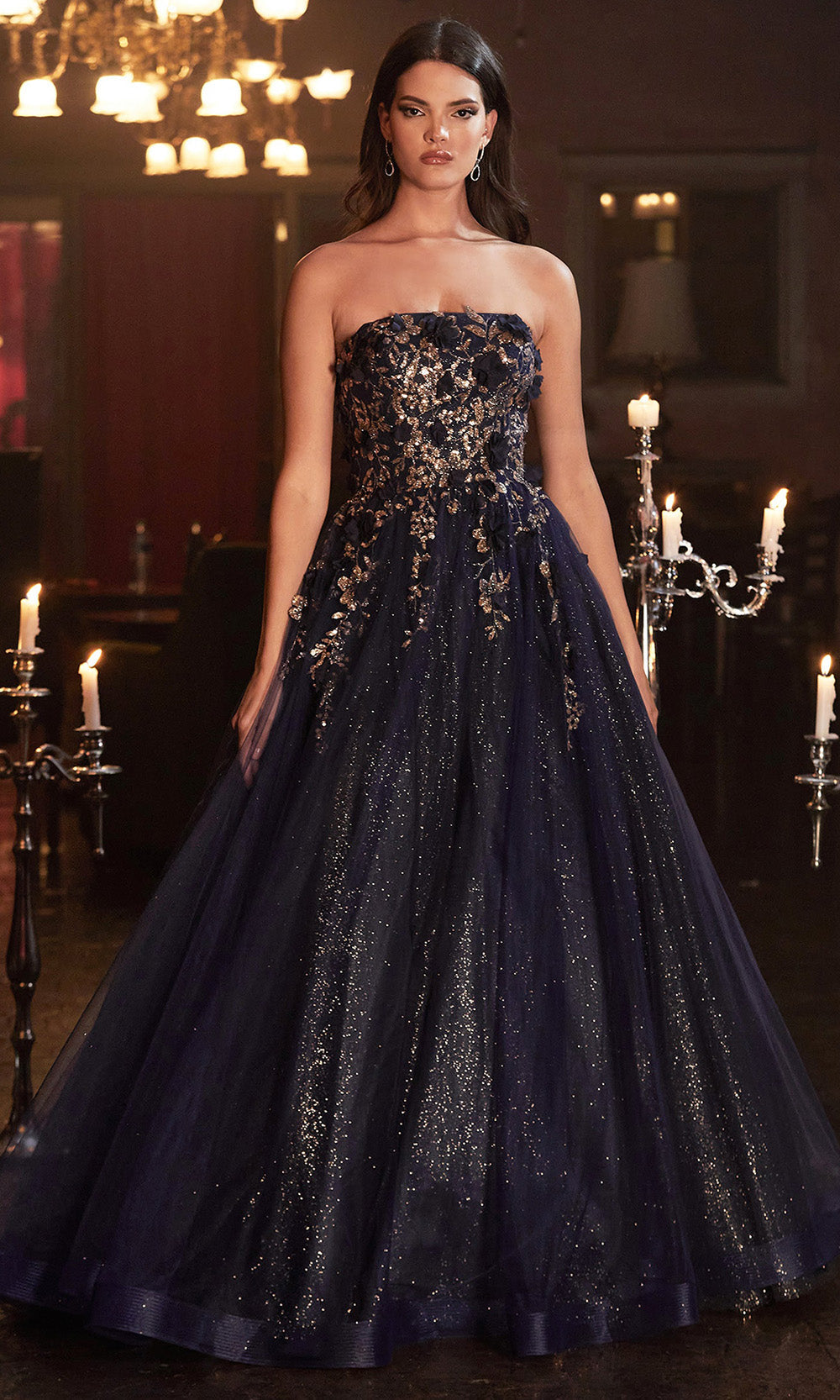 Ladivine CD955 Navy-Gold