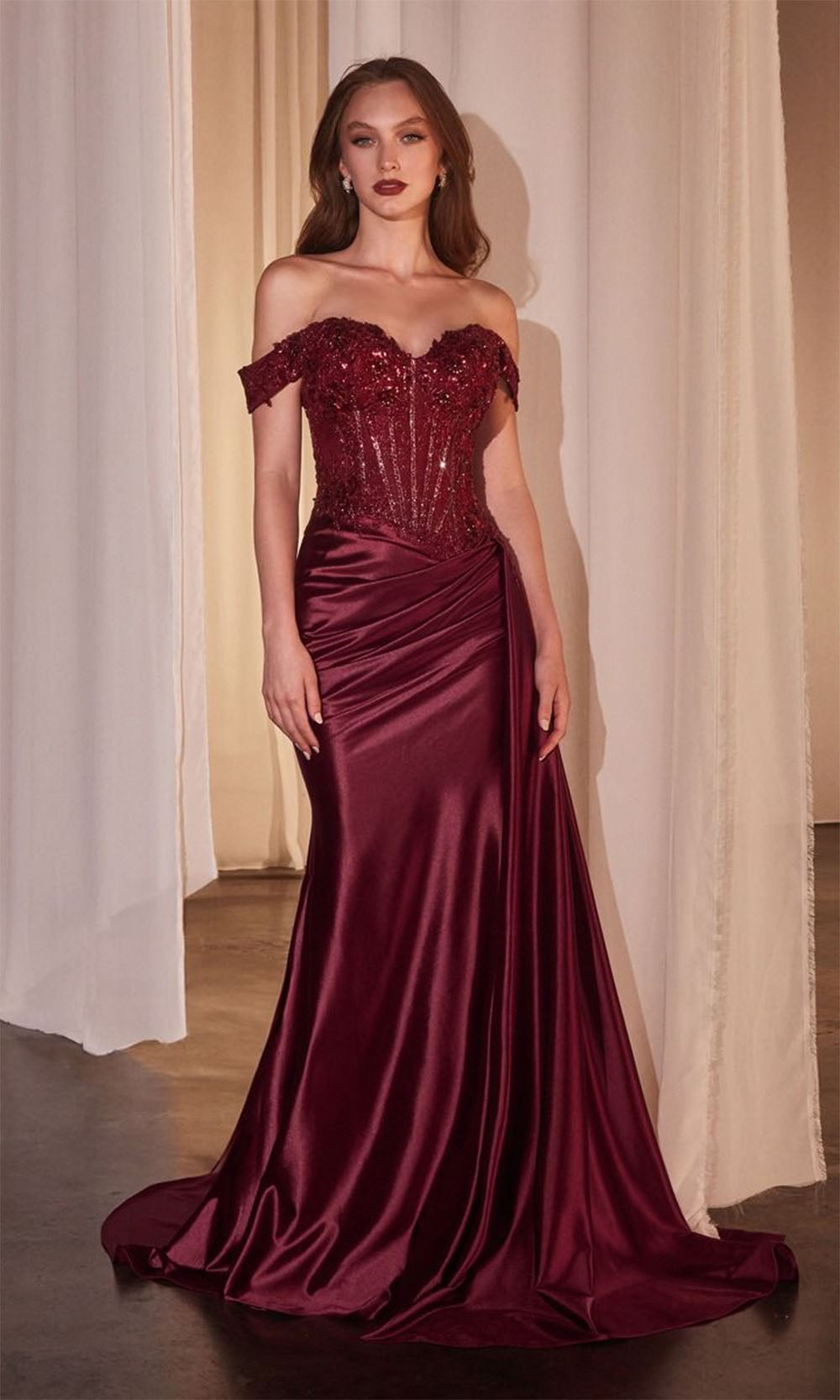 Ladivine CD803 Burgundy