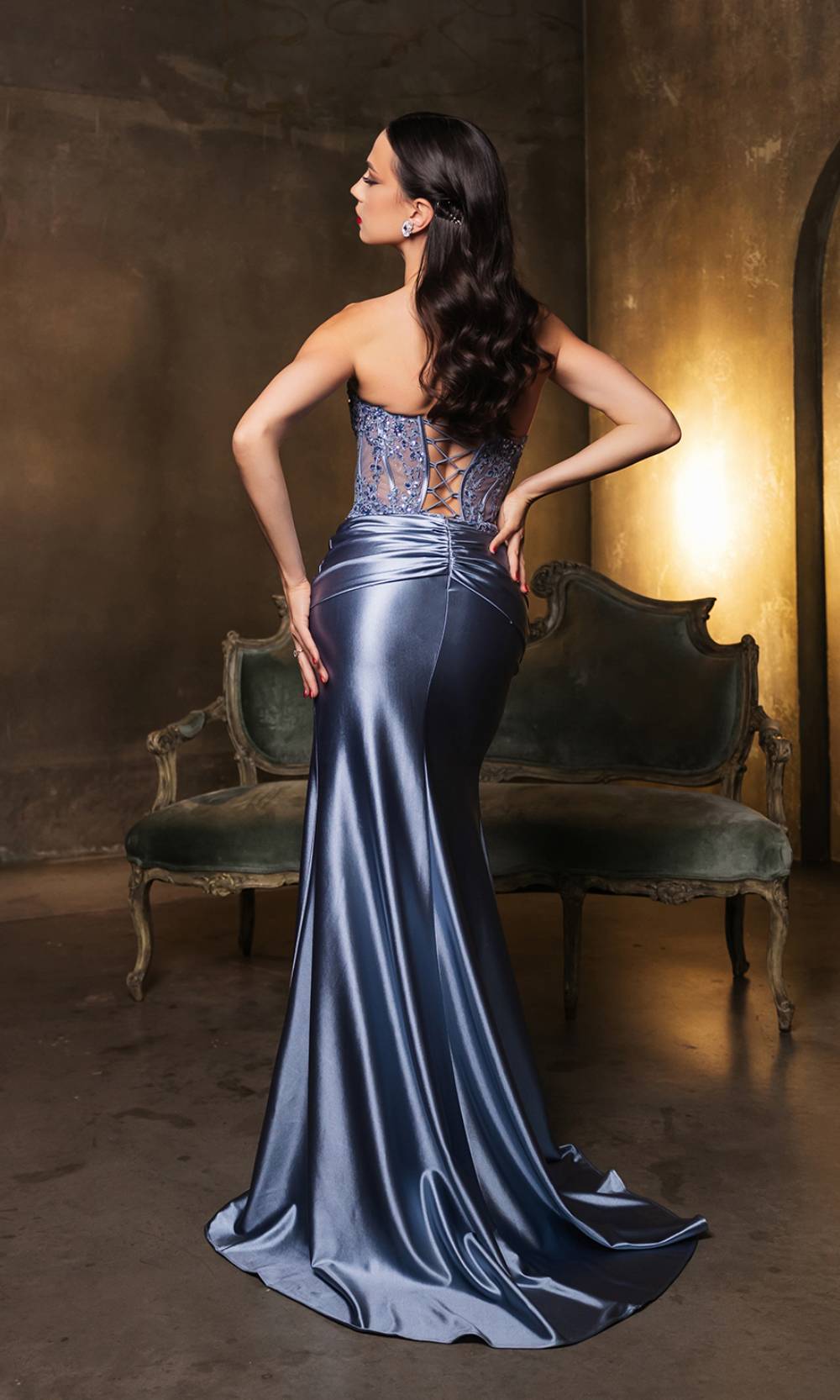 May Queen MQ2140 Dusty Blue