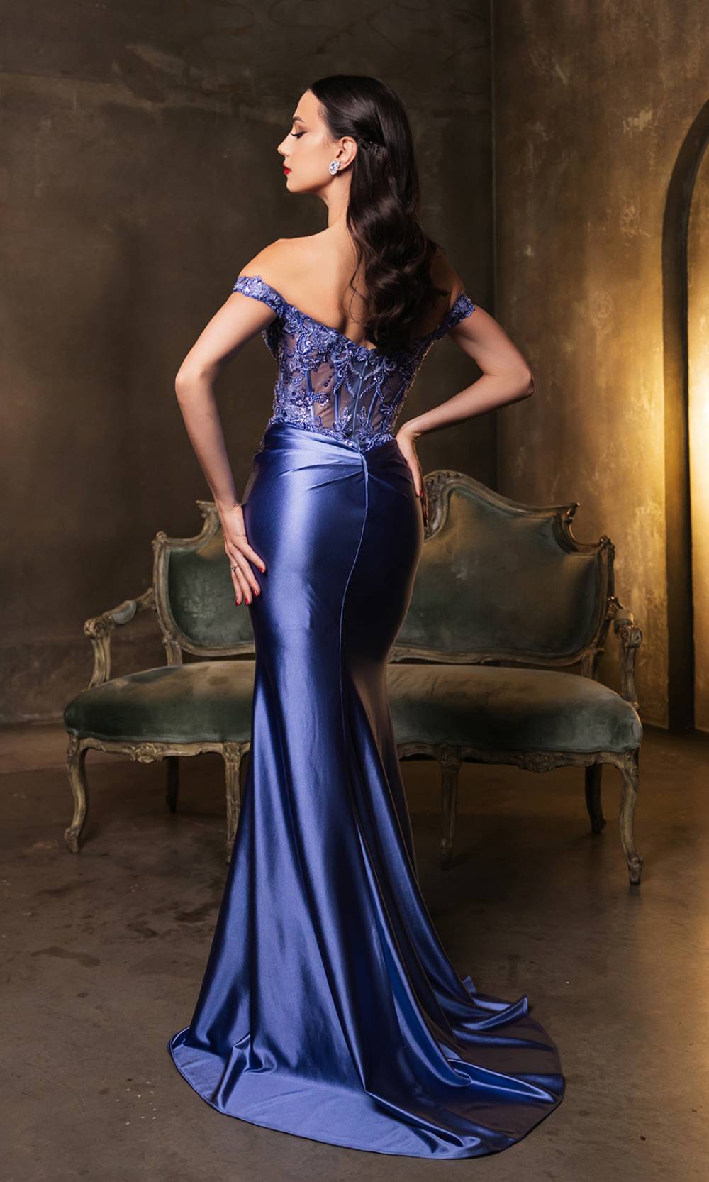 May Queen MQ2141 Dusty Blue