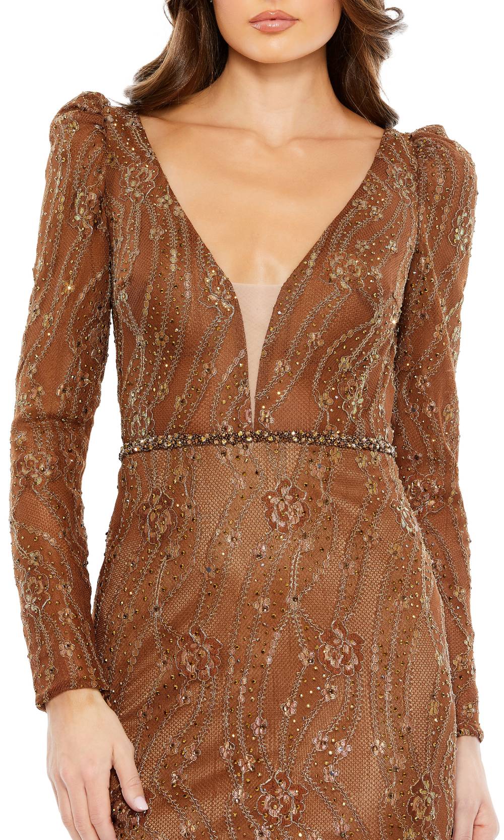 Mac Duggal 11159 Bronze