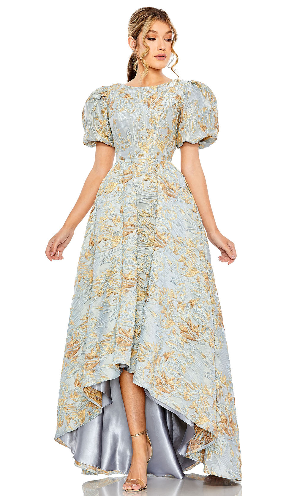 Mac Duggal 11608 Platinum Gold