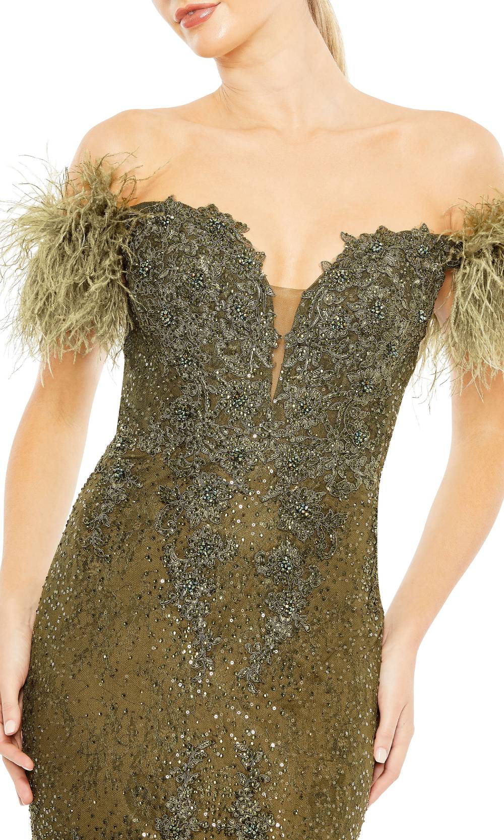 Mac Duggal 20246 In Green