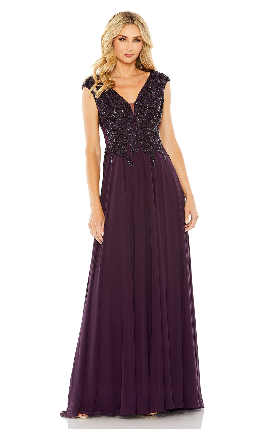 Mac Duggal 20264 Aubergine