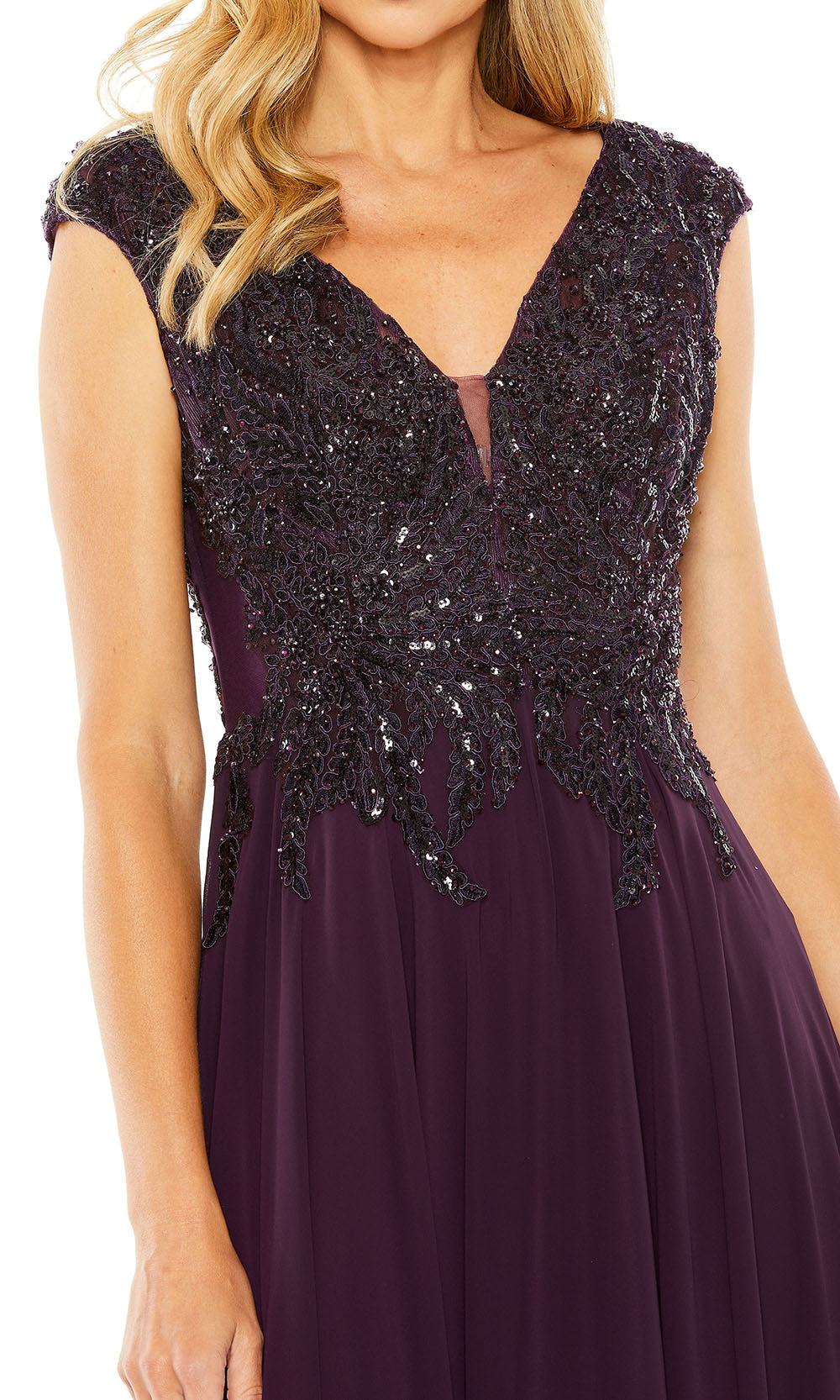 Mac Duggal 20264 Aubergine
