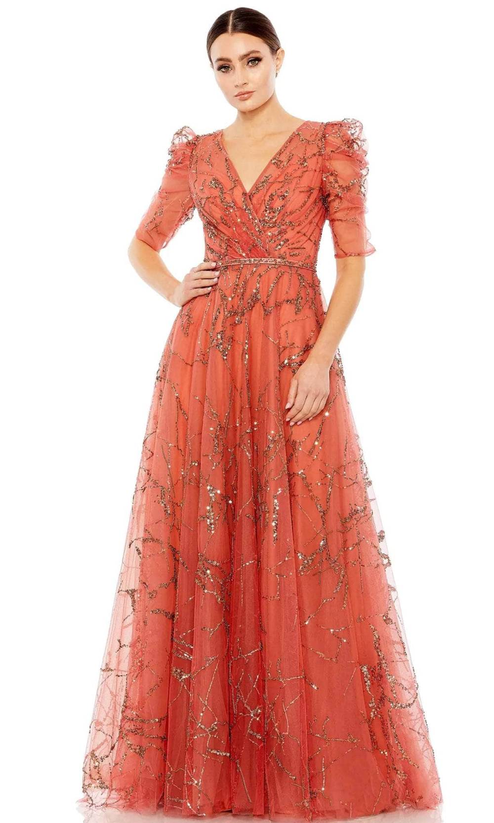 Mac Duggal 20428 Cinnamon