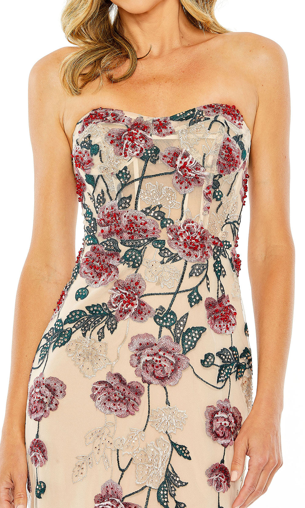 Mac Duggal 20581 Nude Multi