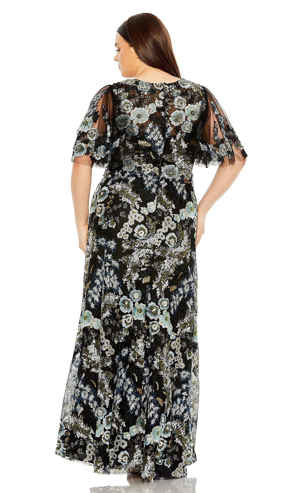 Mac Duggal 20630 Black Multi