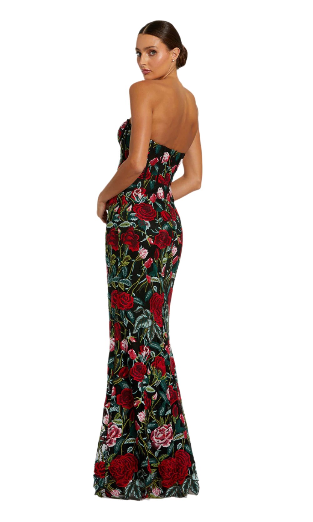 Mac Duggal 20757 Black Multi