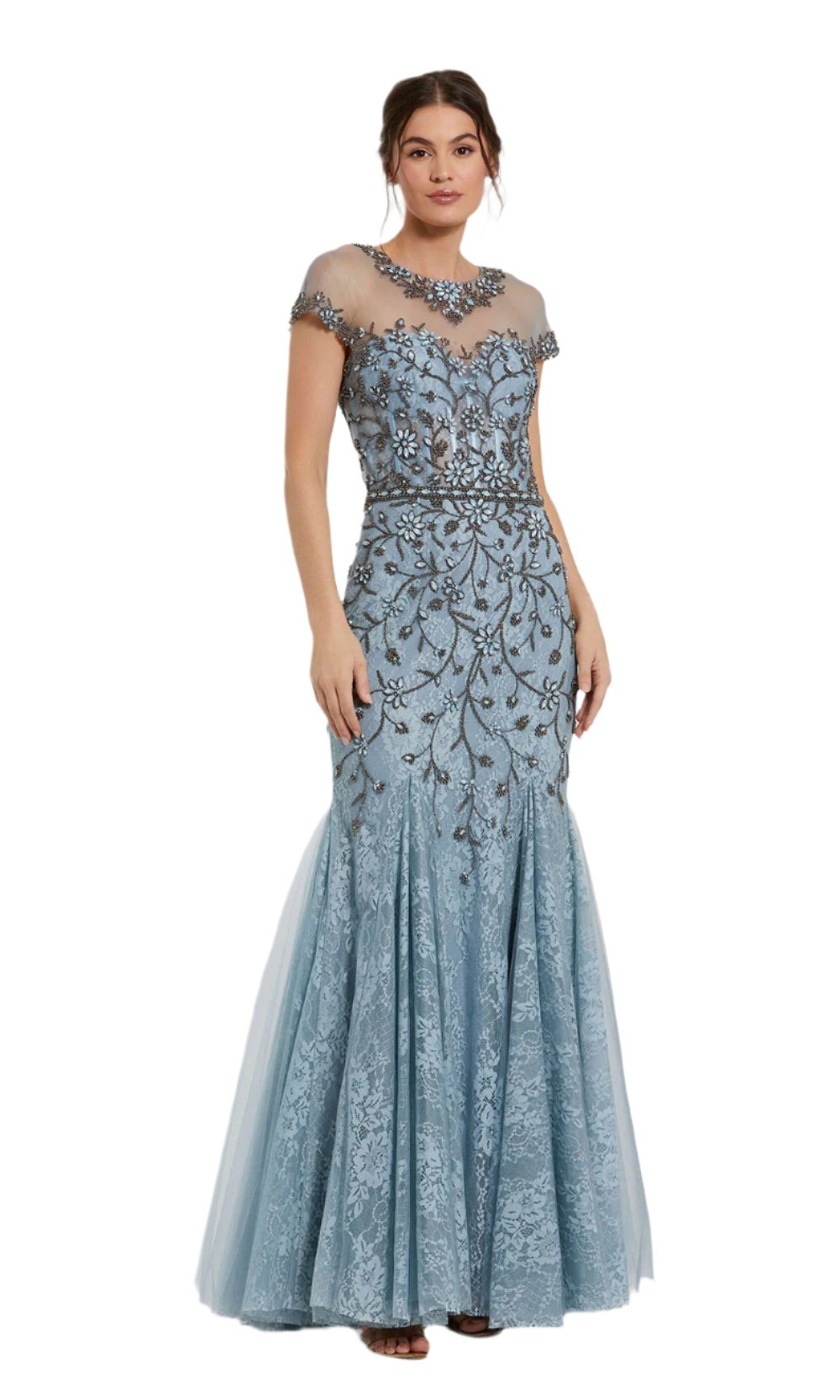 Mac Duggal 2239 Slate Blue
